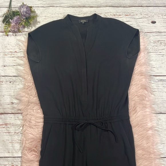 Aritzia Babaton Donnie Black Drawstring Minimalist Jumpsuit - Picture 6 of 10